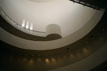 staircase in the hall