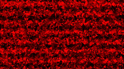 Abstract red geometric polygonal background.