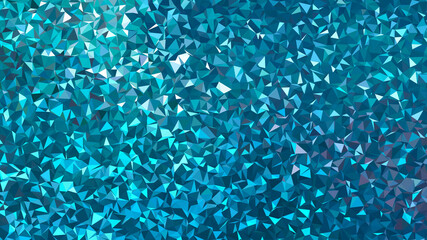 Abstract blue geometric polygonal background.
