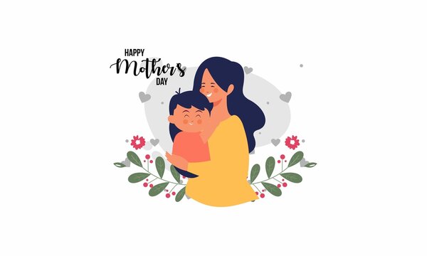  Mother's day concept illustration
