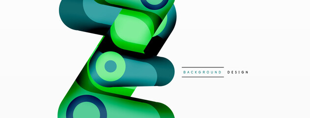 Abstract geometric shapes background. Color shapes composition for wallpaper, banner, background or landing