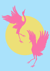 Poters Japanese Cranes