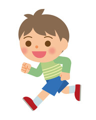 走る子供