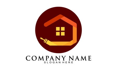 House repaint symbol icon logo