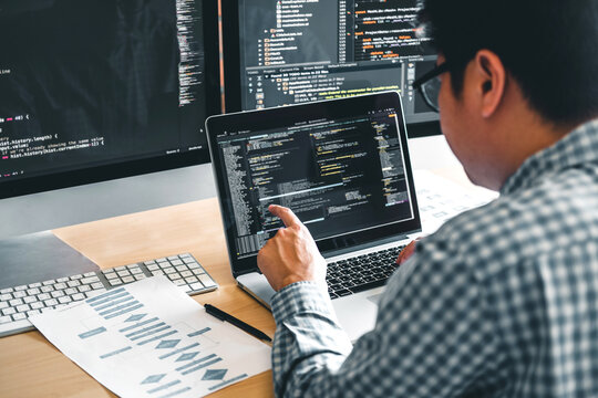 Developing programmer Development Website design and coding technologies