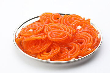 Crispy Sweet Jalebi, Jilapi, zulbia, mushabak or zalabia