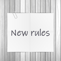 Notepad new rules text