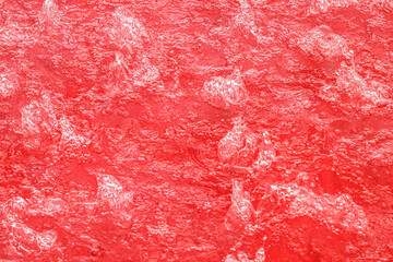 red boiling water background, blood bubbles or hydro massage.