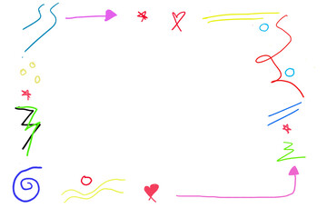 background texture lined pattern handwriting postcard style on white 