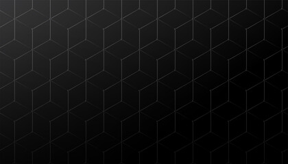 Fototapeta na wymiar hexagonal black background modern design