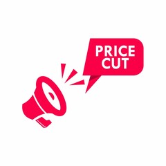 Price cut label for promotion product