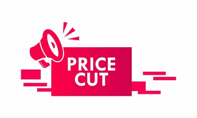 Price cut label for promotion product