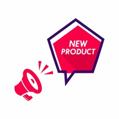 New Product logo design template illustration. Suitable for product label