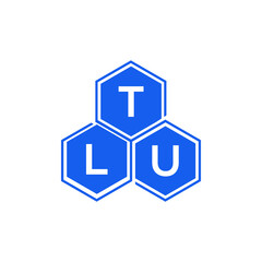 TLU letter logo design on White background. TLU creative initials letter logo concept. TLU letter design. 