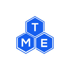 TME letter logo design on White background. TME creative initials letter logo concept. TME letter design. 