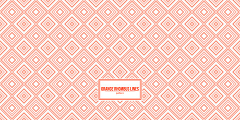 orange multi layaers rhombus lines pattern
