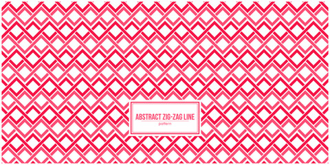 seamless abstract horizontal zig-zag line pattern
