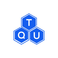 TQU letter logo design on black background. TQU  creative initials letter logo concept. TQU letter design.