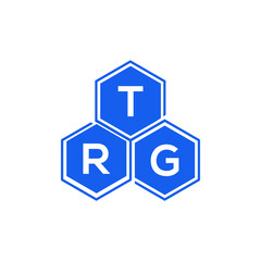 TRG letter logo design on black background. TRG  creative initials letter logo concept. TRG letter design.