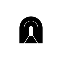 tunnel icon vector design templates