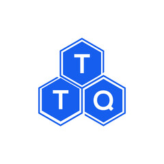 TTQ letter logo design on black background. TTQ  creative initials letter logo concept. TTQ letter design.