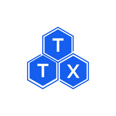 TTX letter logo design on black background. TTX  creative initials letter logo concept. TTX letter design.
