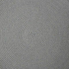 Grey knitting texture. Crocheting in a circle