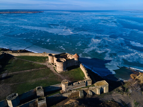 Premium Photo  Akkerman fortress medieval castle near the sea stronghold  in ukraine ruins of the citadel of the bilhoroddnistrovskyi fortress  ukraine one of the largest fortresses in eastern europe