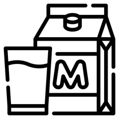 milk line icon