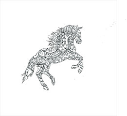 Animal Horses Coloring page 