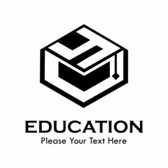 Letter y with student hat. suitable for university, school, education, student, web, brand, symbol, college,graduate,literature, course, identity, etc