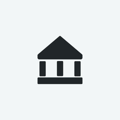 Account_balance vector icon illustration sign 