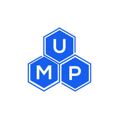 UMP letter logo design on White background. UMP creative initials letter logo concept. UMP letter design. 