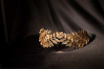  Laurel wreath antique symbol of power and success.