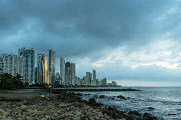 Cartagena city skyline