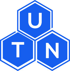 UTN letter logo design on White background. UTN creative initials letter logo concept. UTN letter design. 