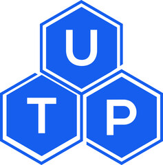 UTP letter logo design on White background. UTP creative initials letter logo concept. UTP letter design. 