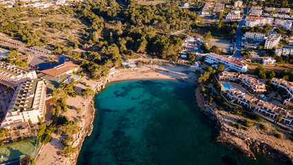 Port des Torrent beach in Ibiza, Spain