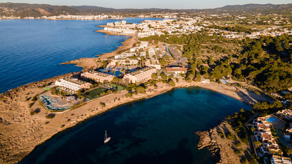Port des Torrent beach in Ibiza, Spain