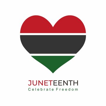 Juneteenth Day, celebration freedom, emancipation day in 19 june, African-American history and heritage. Juneteenth symbol background. Concept design