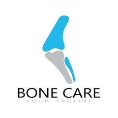 bone care healt logo symbol abstract design vector