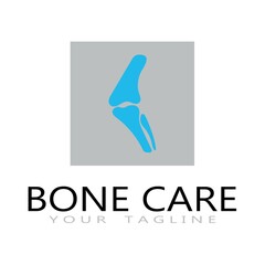 bone care healt logo symbol abstract design vector