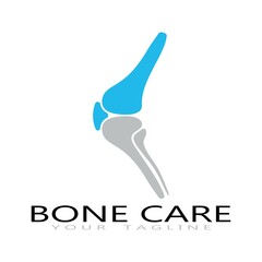 bone care healt logo symbol abstract design vector