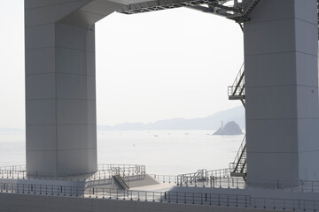 大鳴門橋　鳴門海峡　鳴門の渦潮