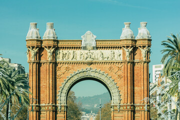 Obraz premium Calles y lugares emblemáticos de Barcelona.
