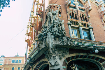 Naklejka premium Calles y lugares emblemáticos de Barcelona.