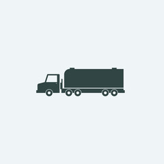 Truck van trailer icon