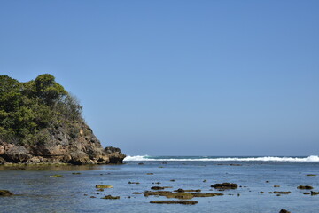 beach and rocks