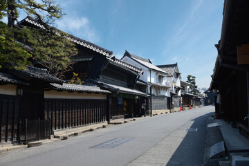 Japanese old houses at Tokaido Road 有松街並み