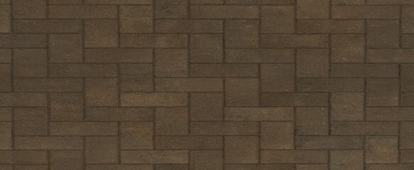 The brick texture with cracks and scratches can be used as a background